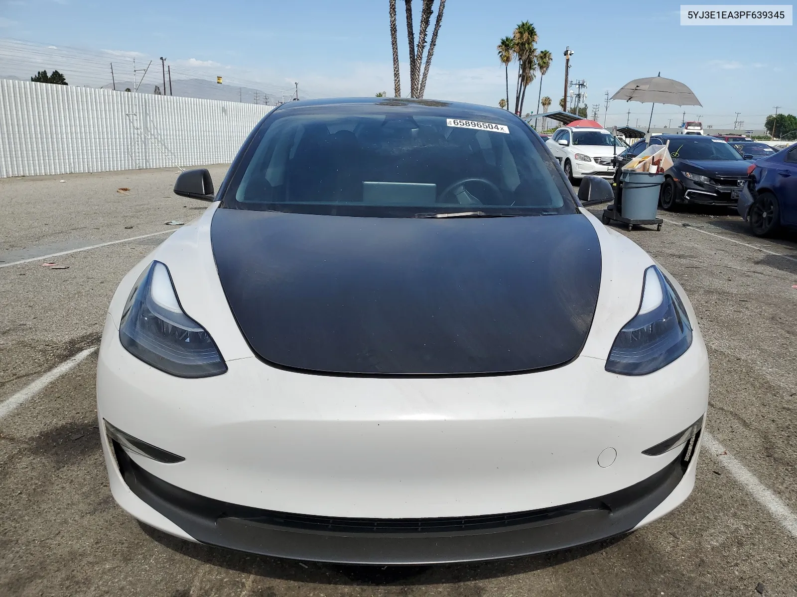 2023 Tesla Model 3 VIN: 5YJ3E1EA3PF639345 Lot: 65896504