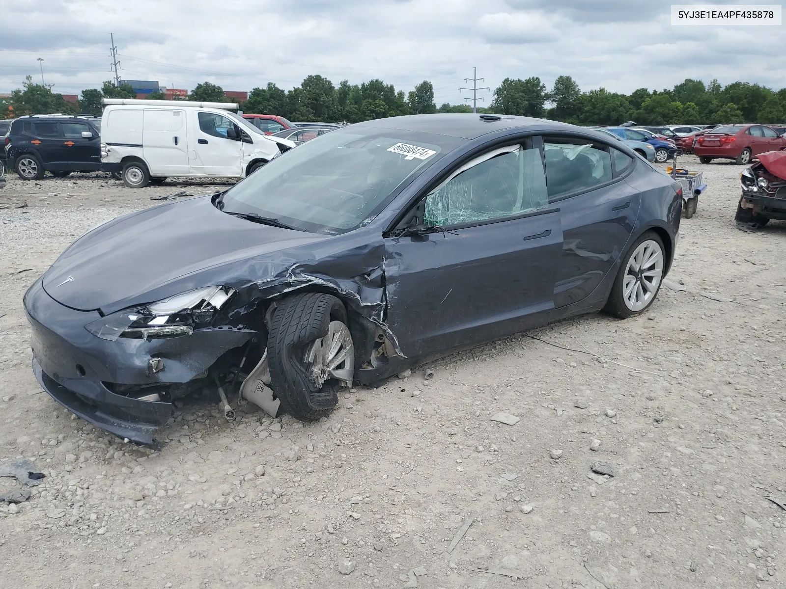 5YJ3E1EA4PF435878 2023 Tesla Model 3