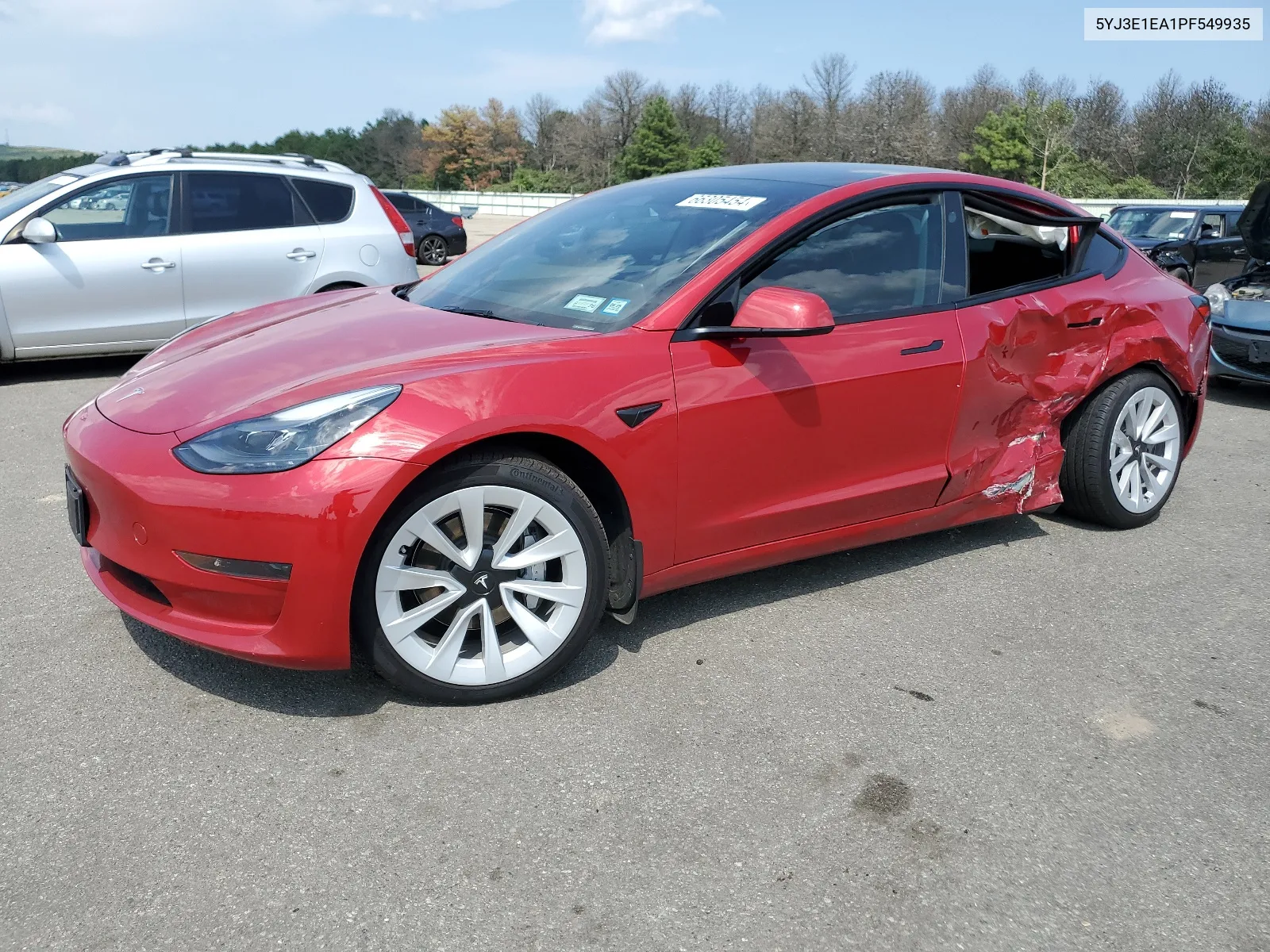 2023 Tesla Model 3 VIN: 5YJ3E1EA1PF549935 Lot: 66305454