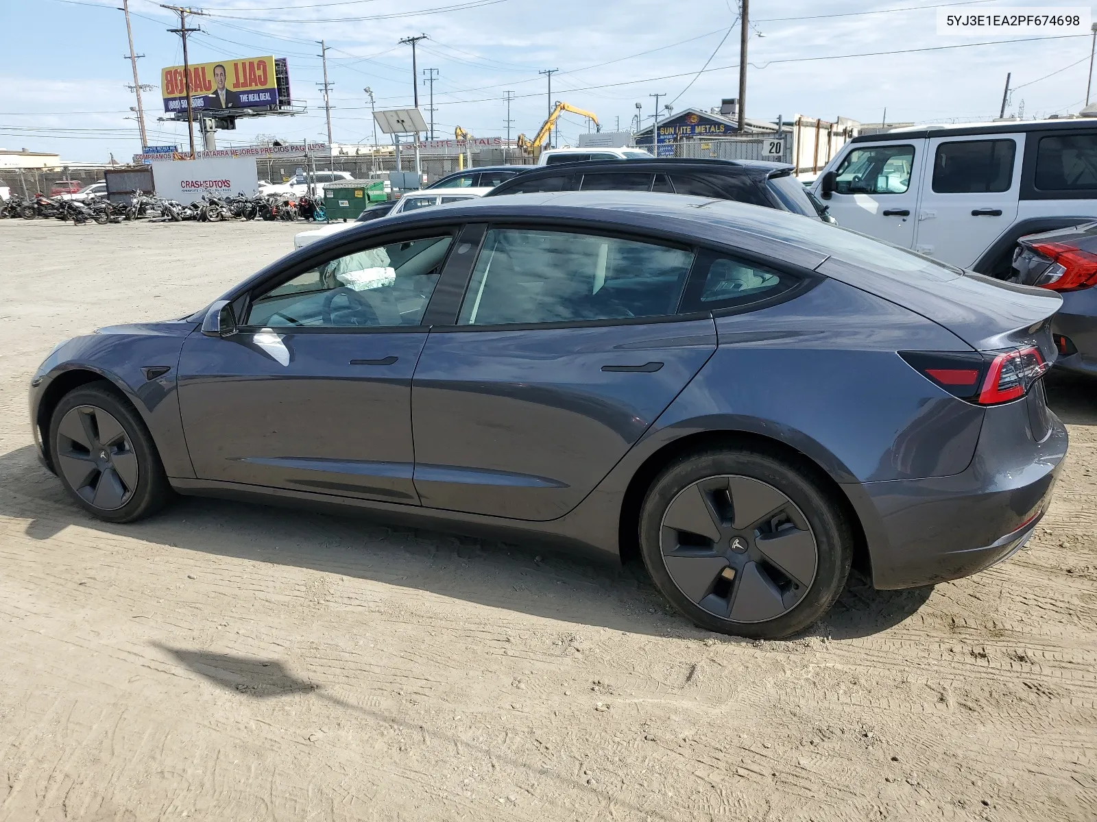 2023 Tesla Model 3 VIN: 5YJ3E1EA2PF674698 Lot: 66777954