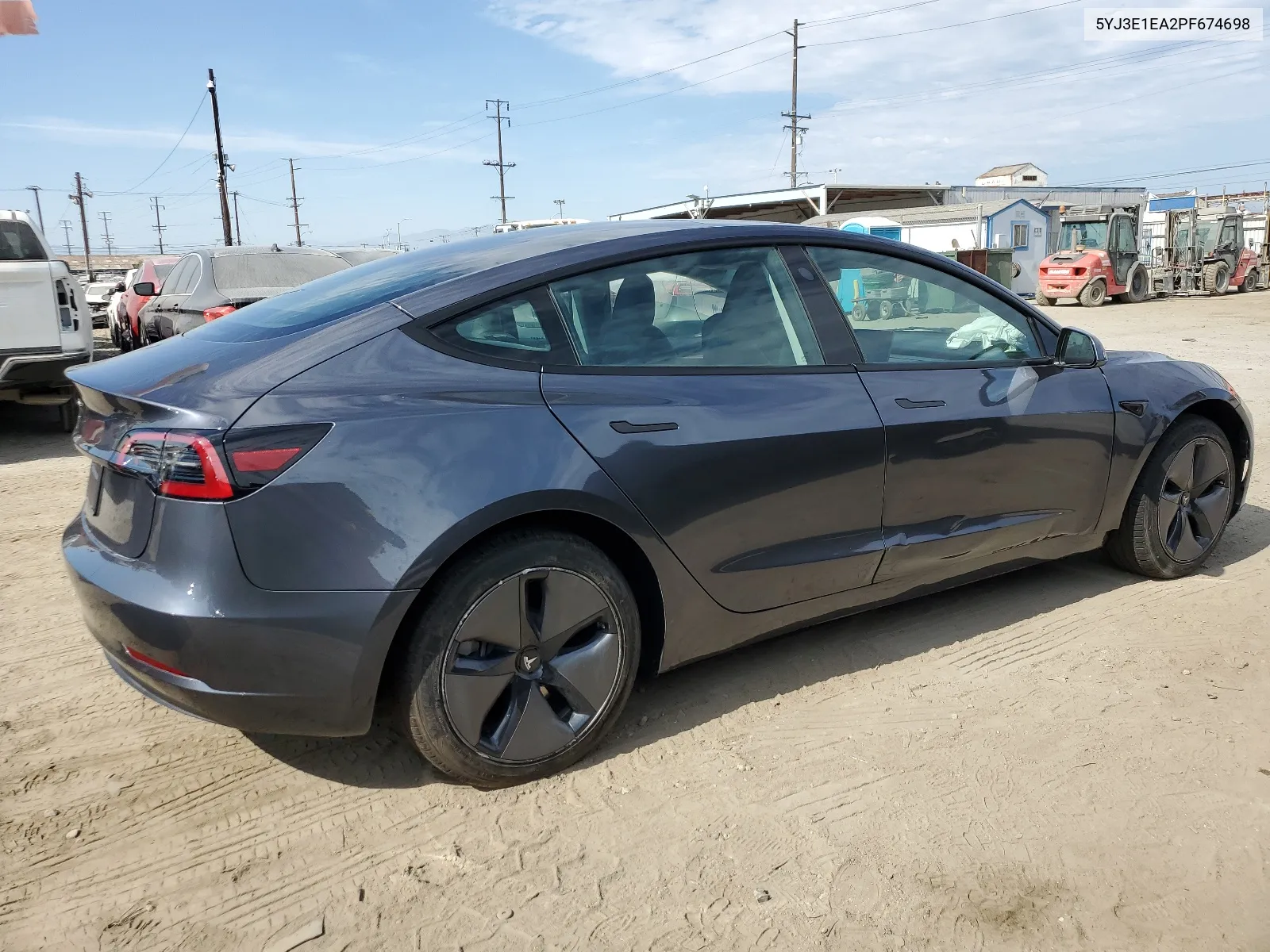 2023 Tesla Model 3 VIN: 5YJ3E1EA2PF674698 Lot: 66777954