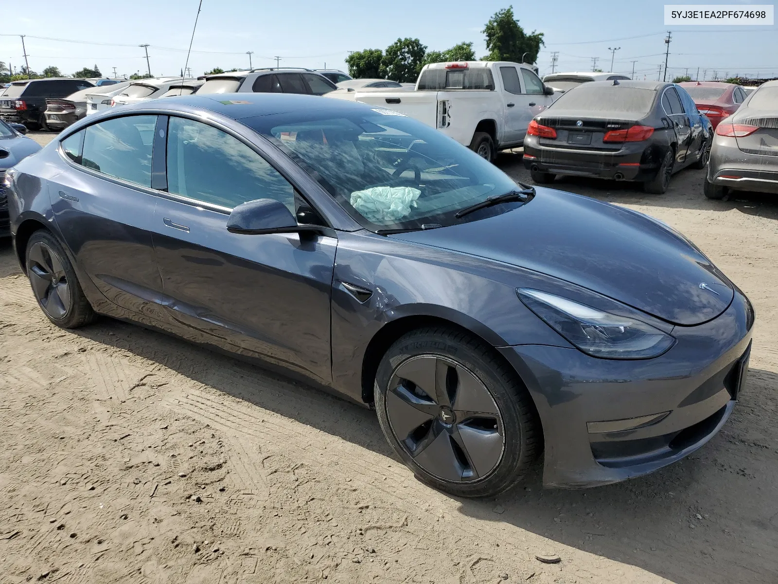 2023 Tesla Model 3 VIN: 5YJ3E1EA2PF674698 Lot: 66777954