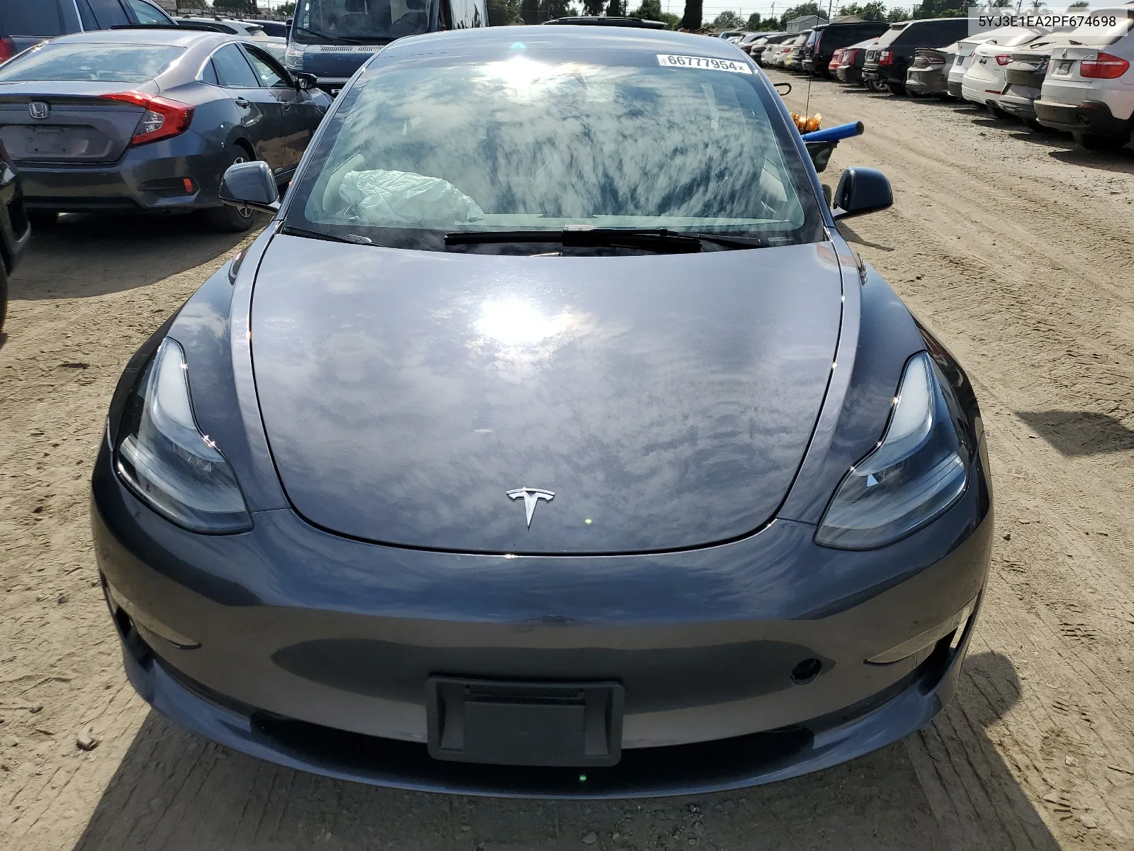 2023 Tesla Model 3 VIN: 5YJ3E1EA2PF674698 Lot: 66777954