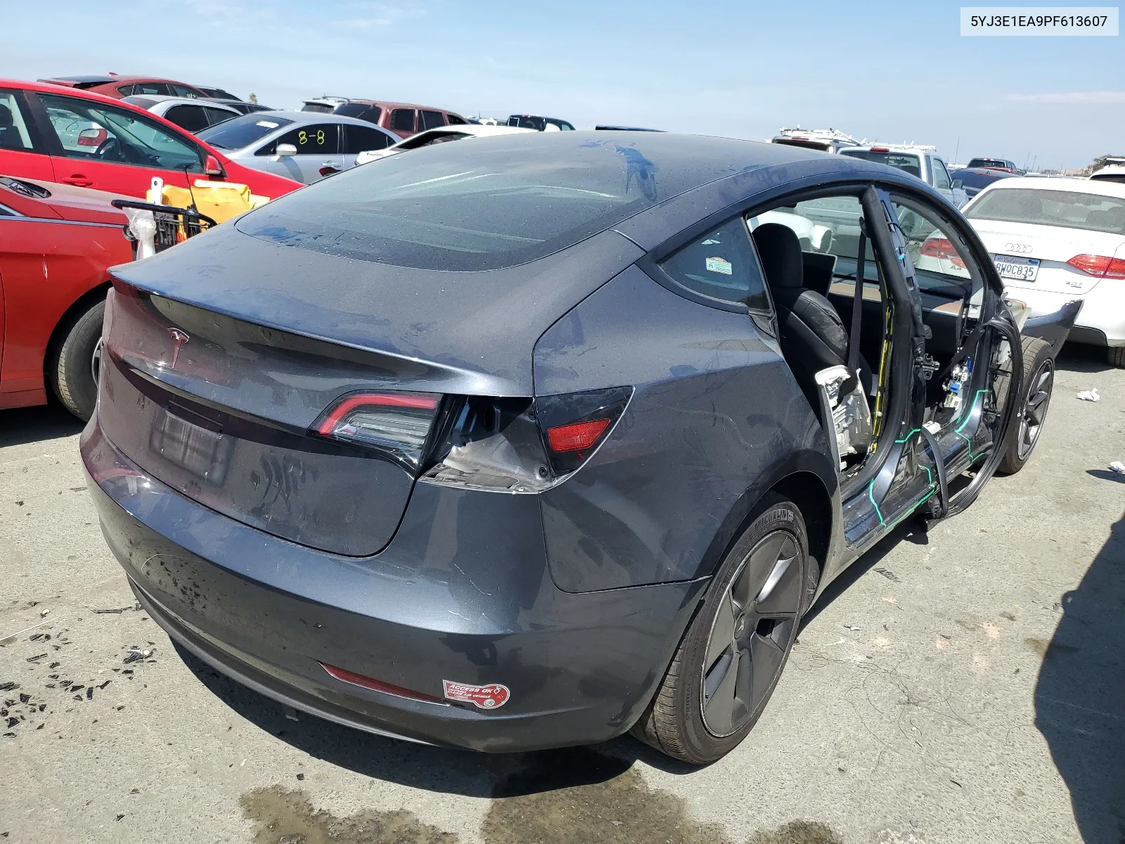 2023 Tesla Model 3 VIN: 5YJ3E1EA9PF613607 Lot: 66781654