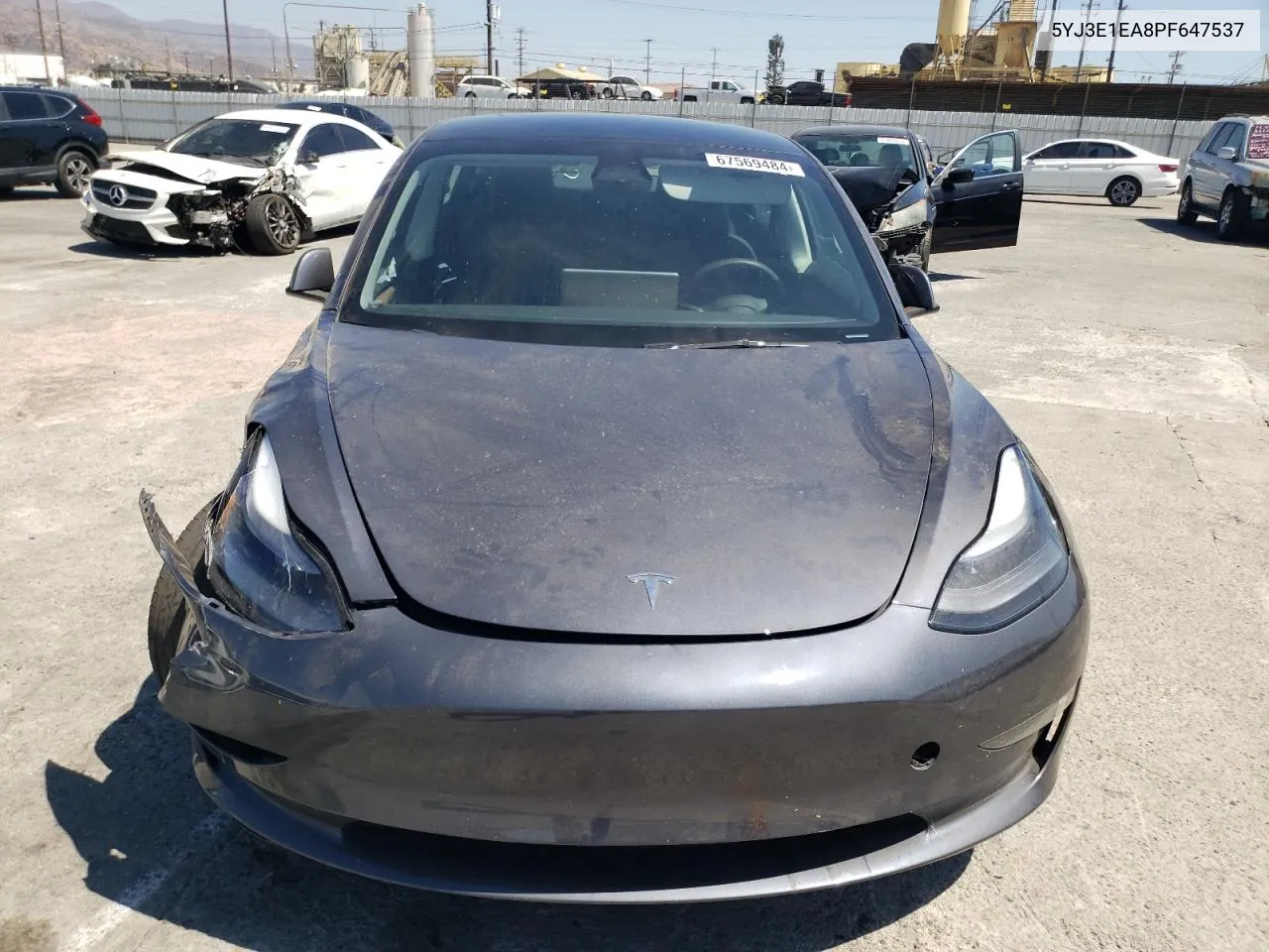 2023 Tesla Model 3 VIN: 5YJ3E1EA8PF647537 Lot: 67569484