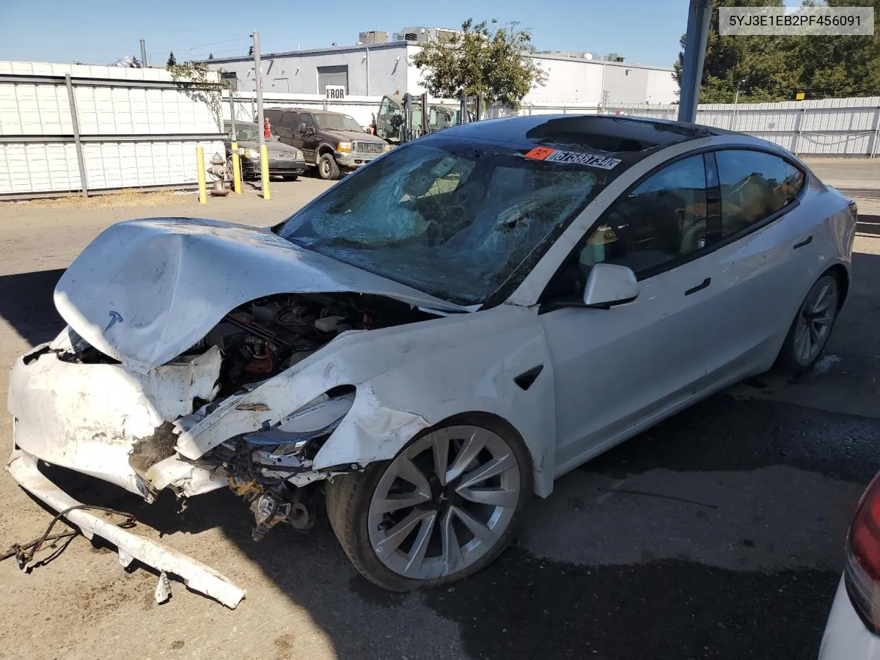 5YJ3E1EB2PF456091 2023 Tesla Model 3