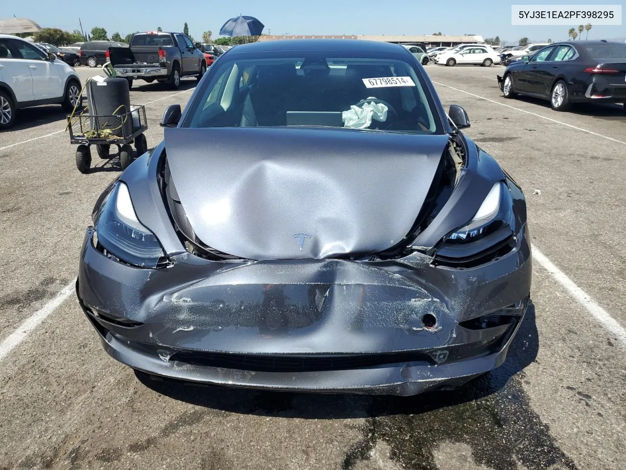 2023 Tesla Model 3 VIN: 5YJ3E1EA2PF398295 Lot: 67798514