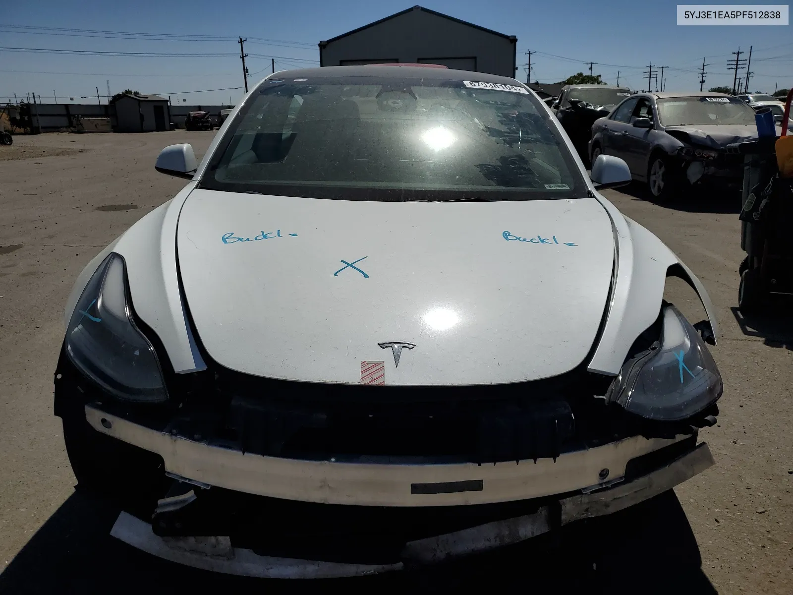 2023 Tesla Model 3 VIN: 5YJ3E1EA5PF512838 Lot: 67938104