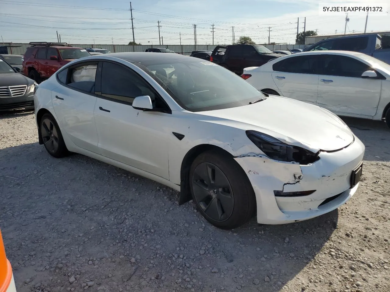 2023 Tesla Model 3 VIN: 5YJ3E1EAXPF491372 Lot: 68099354