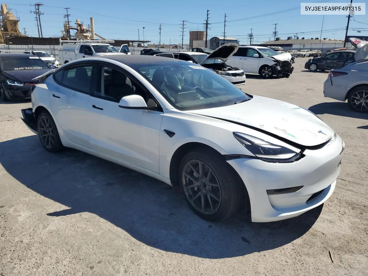 2023 Tesla Model 3 VIN: 5YJ3E1EA9PF491315 Lot: 68132264