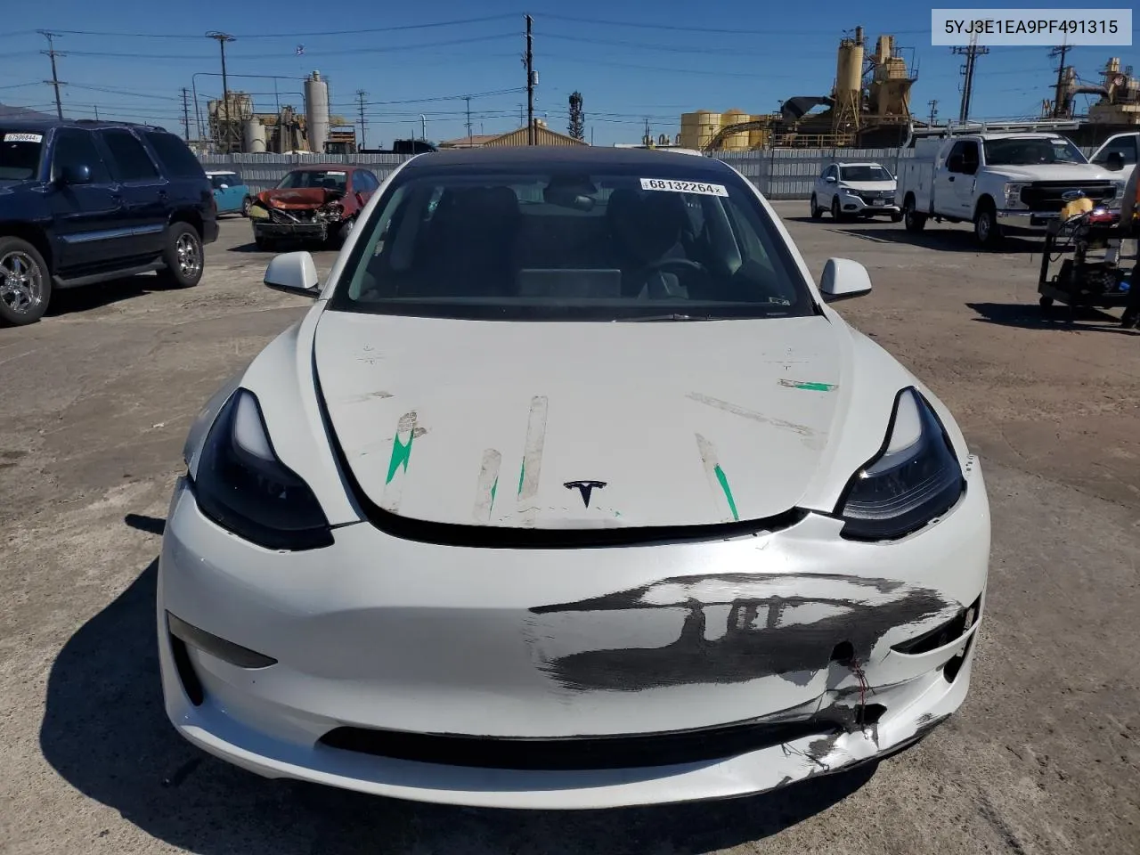 2023 Tesla Model 3 VIN: 5YJ3E1EA9PF491315 Lot: 68132264