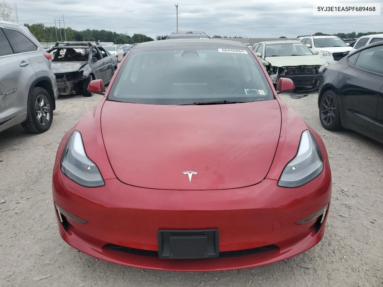 2023 Tesla Model 3 VIN: 5YJ3E1EA5PF689468 Lot: 68446884