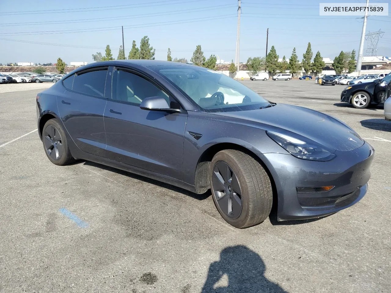 2023 Tesla Model 3 VIN: 5YJ3E1EA3PF715839 Lot: 68500784