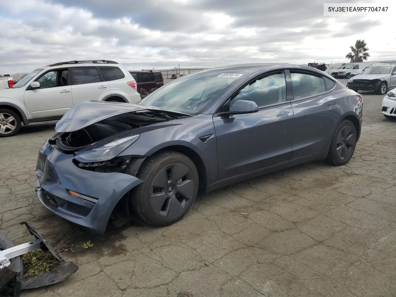 2023 Tesla Model 3 VIN: 5YJ3E1EA9PF704747 Lot: 68509574