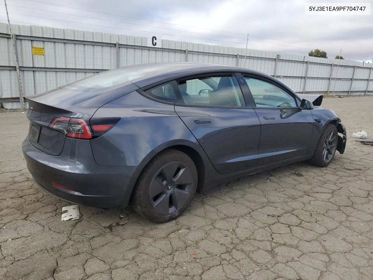 2023 Tesla Model 3 VIN: 5YJ3E1EA9PF704747 Lot: 68509574