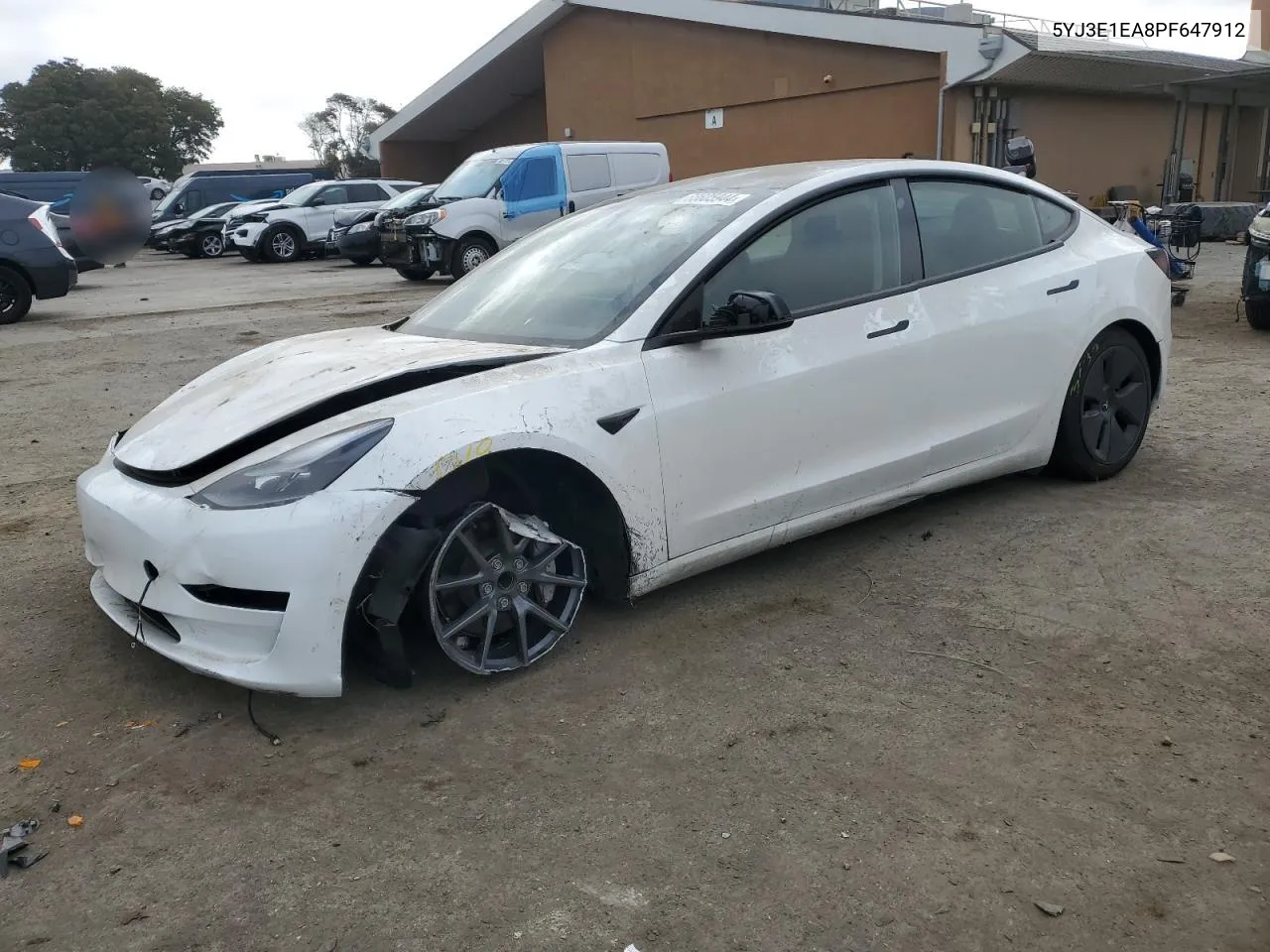 5YJ3E1EA8PF647912 2023 Tesla Model 3