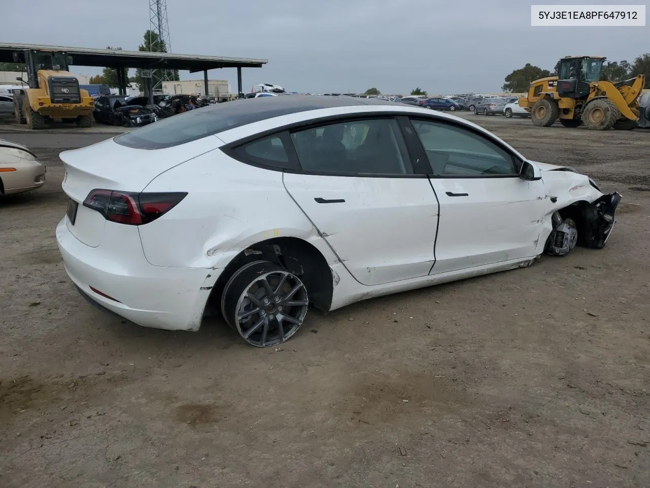 2023 Tesla Model 3 VIN: 5YJ3E1EA8PF647912 Lot: 68605944