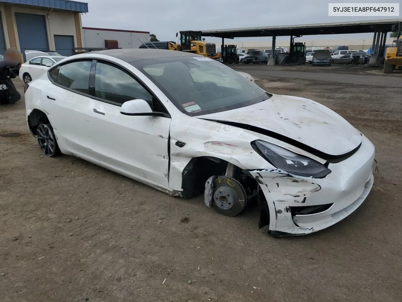 5YJ3E1EA8PF647912 2023 Tesla Model 3