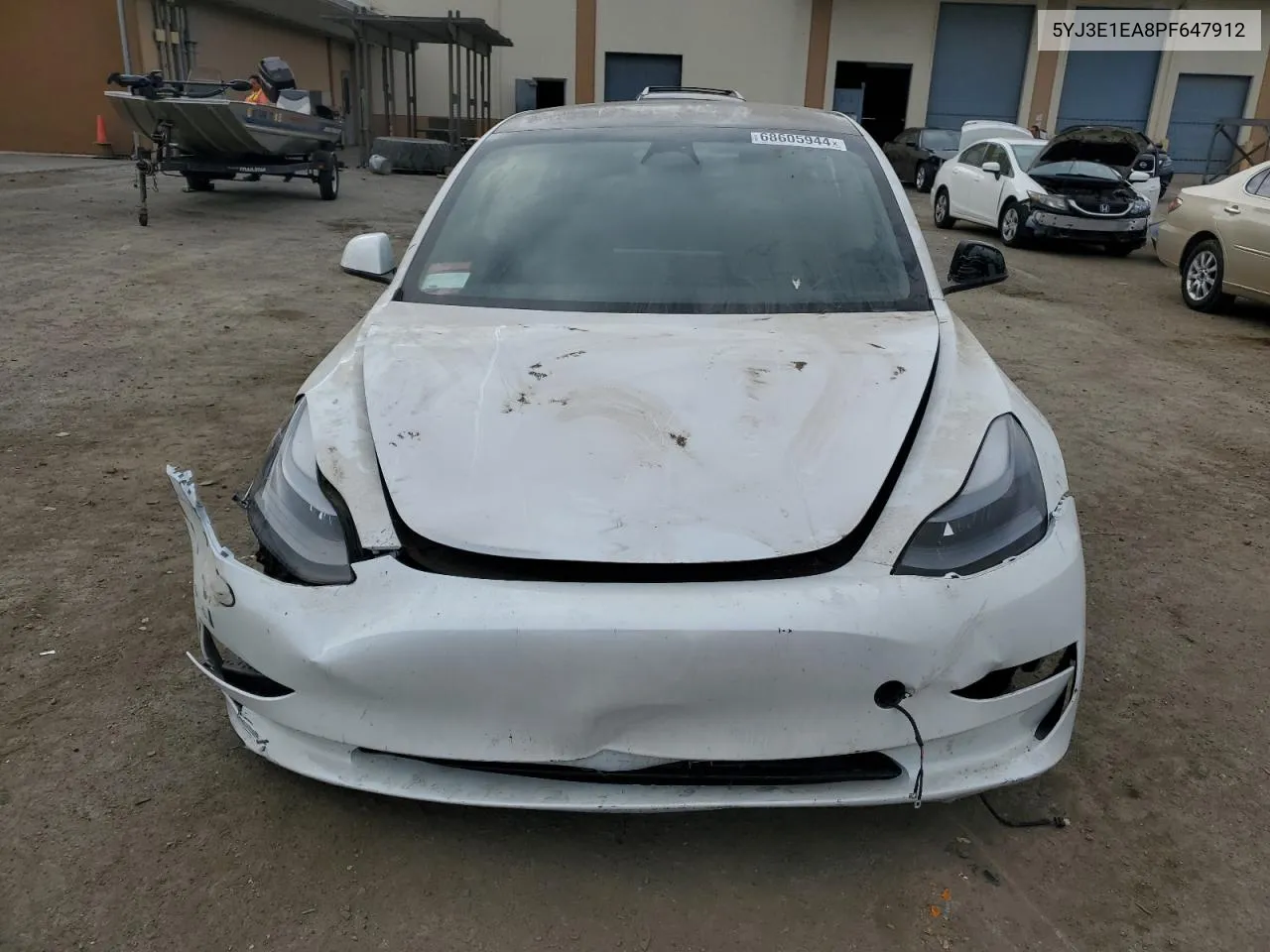 2023 Tesla Model 3 VIN: 5YJ3E1EA8PF647912 Lot: 68605944