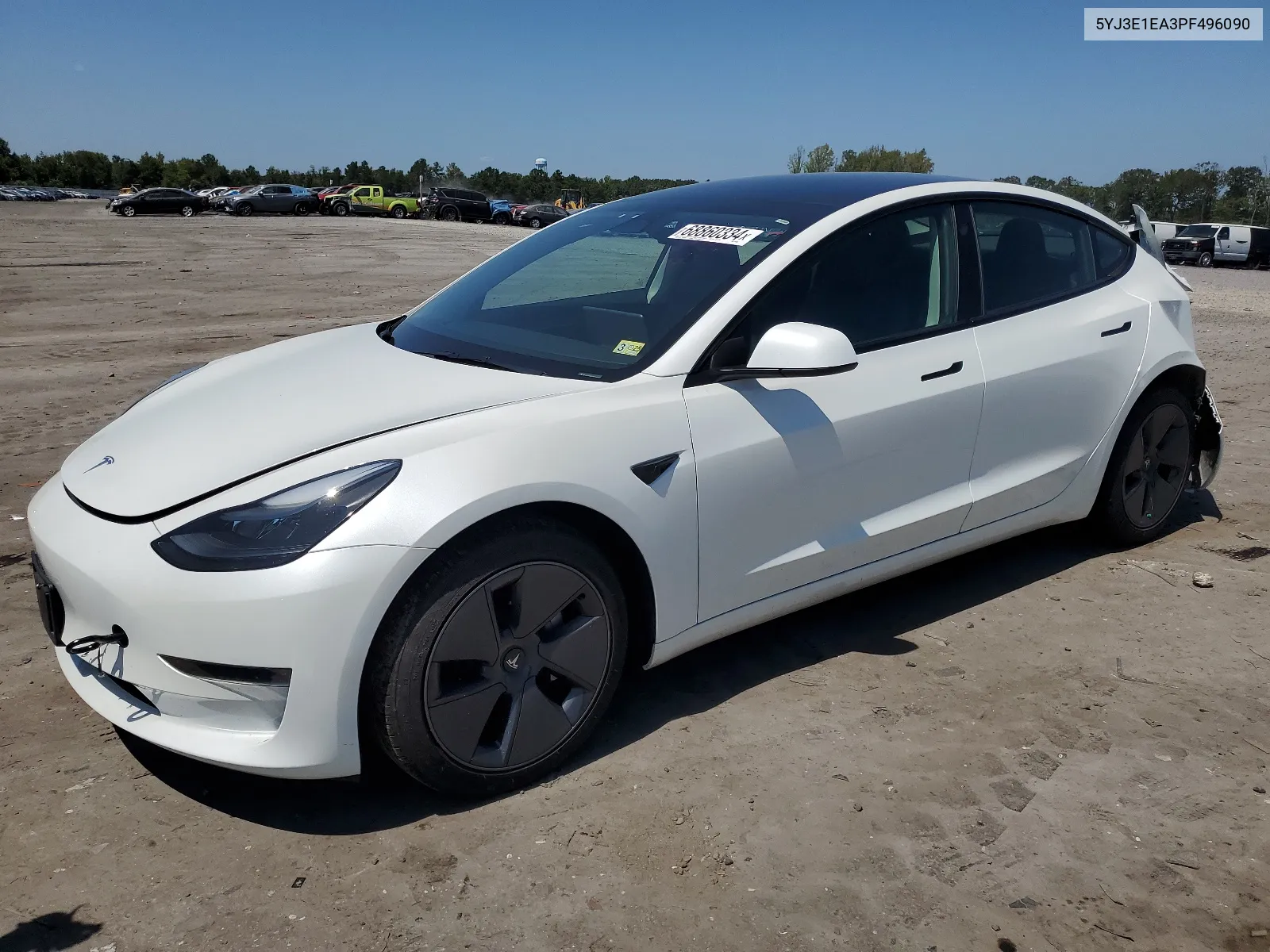 2023 Tesla Model 3 VIN: 5YJ3E1EA3PF496090 Lot: 68860334