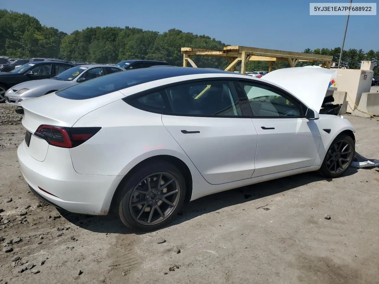 2023 Tesla Model 3 VIN: 5YJ3E1EA7PF688922 Lot: 68975384