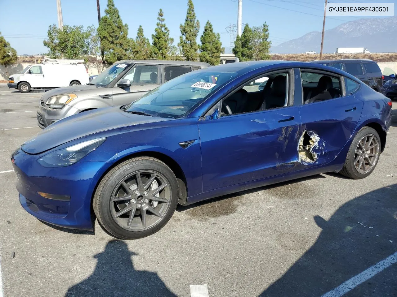 5YJ3E1EA9PF430501 2023 Tesla Model 3