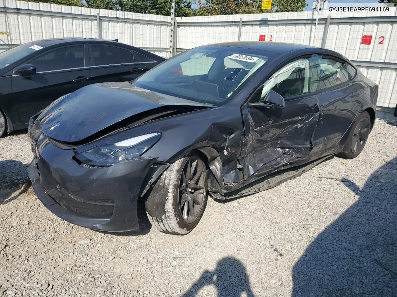 2023 Tesla Model 3 VIN: 5YJ3E1EA9PF694169 Lot: 69055594