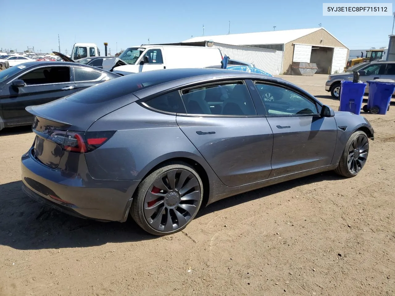 5YJ3E1EC8PF715112 2023 Tesla Model 3