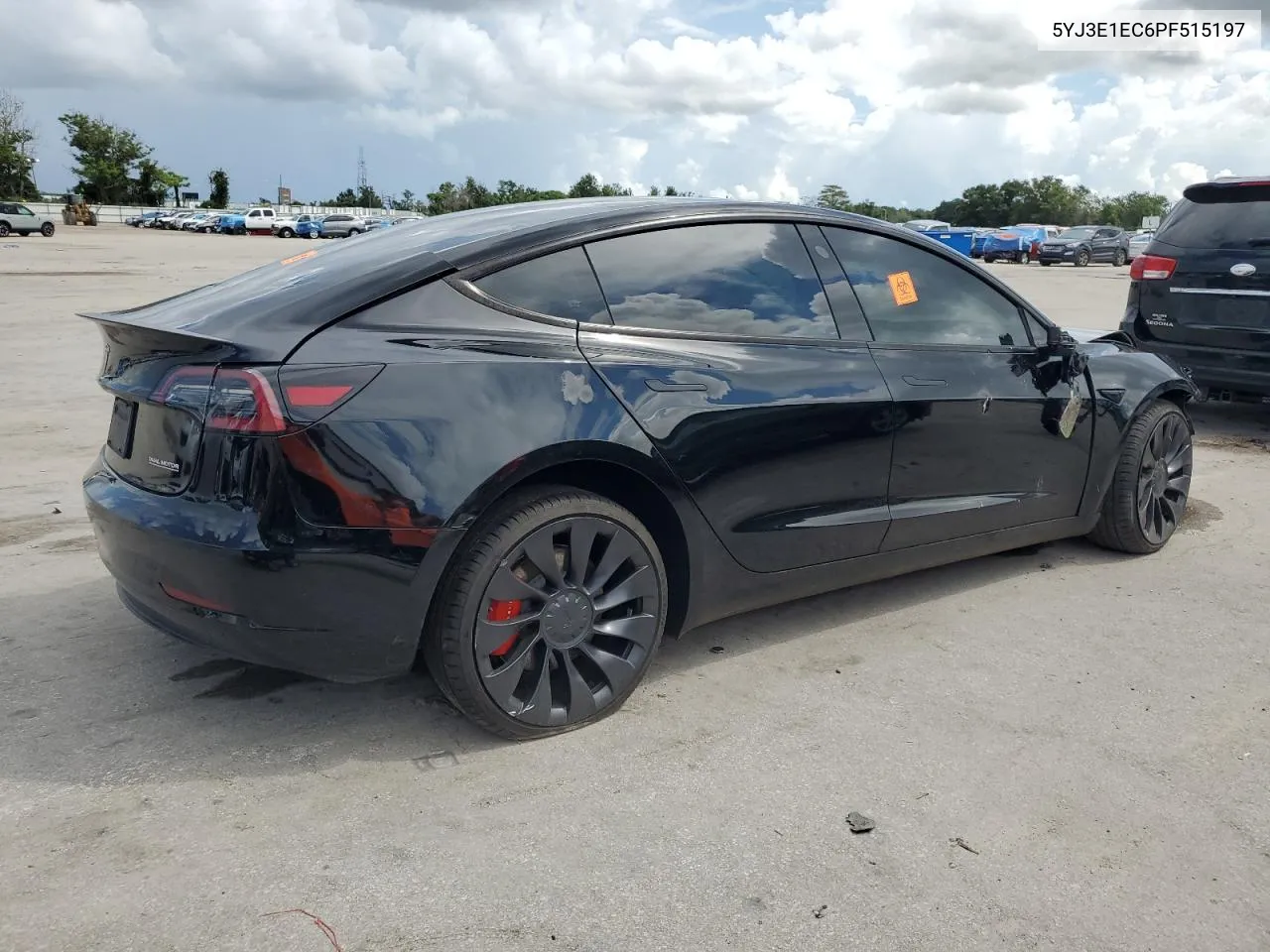 2023 Tesla Model 3 VIN: 5YJ3E1EC6PF515197 Lot: 69438674