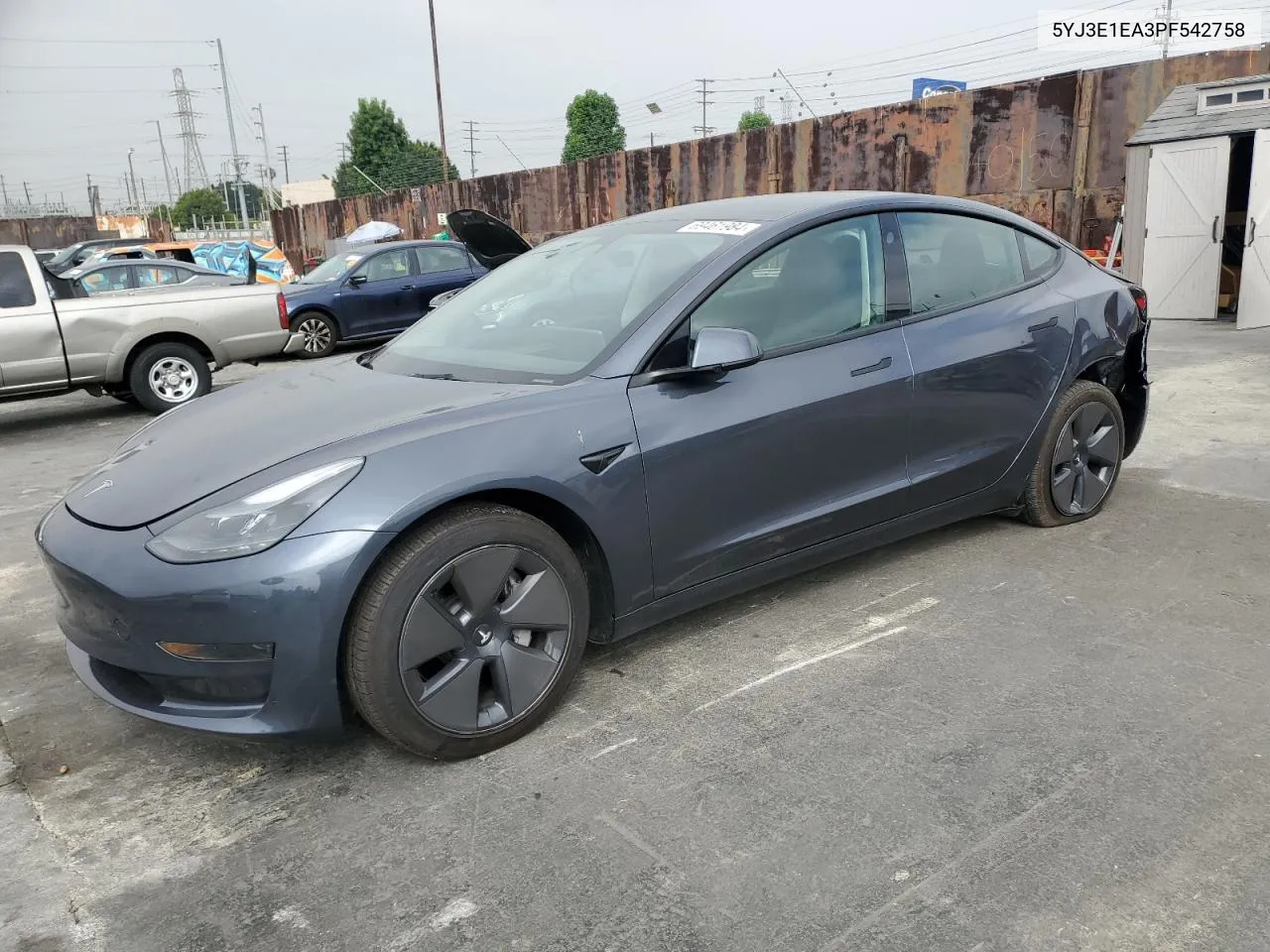 2023 Tesla Model 3 VIN: 5YJ3E1EA3PF542758 Lot: 69461984