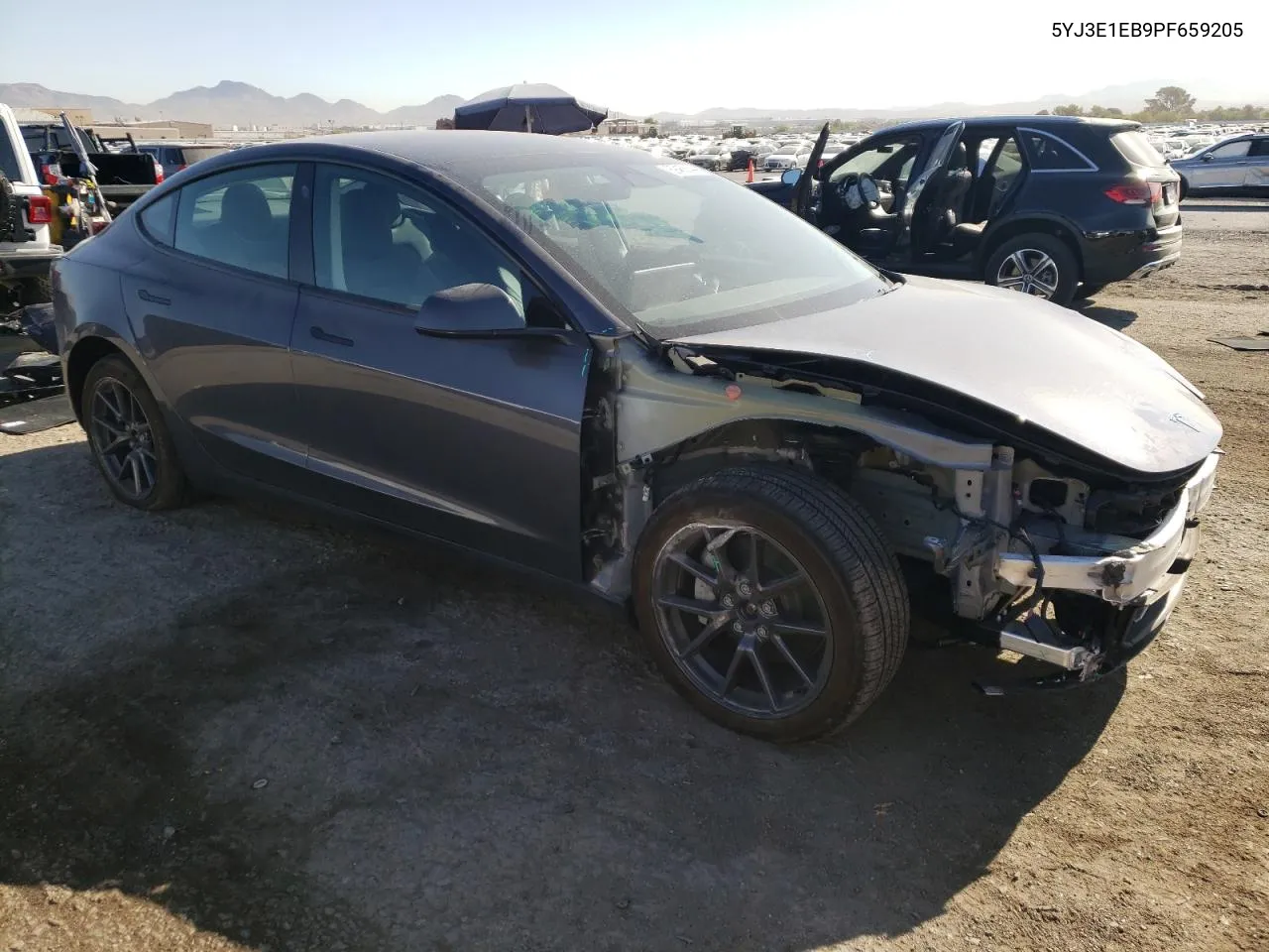 2023 Tesla Model 3 VIN: 5YJ3E1EB9PF659205 Lot: 69468644