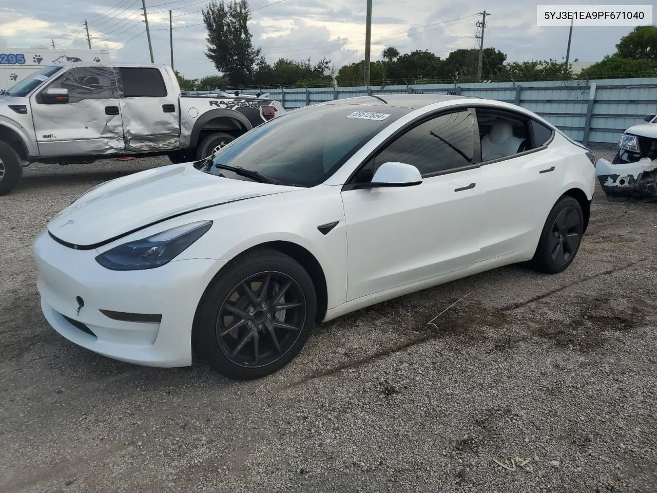 2023 Tesla Model 3 VIN: 5YJ3E1EA9PF671040 Lot: 69512654