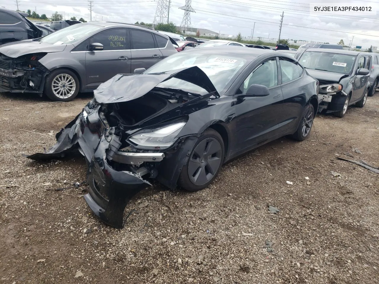 5YJ3E1EA3PF434012 2023 Tesla Model 3