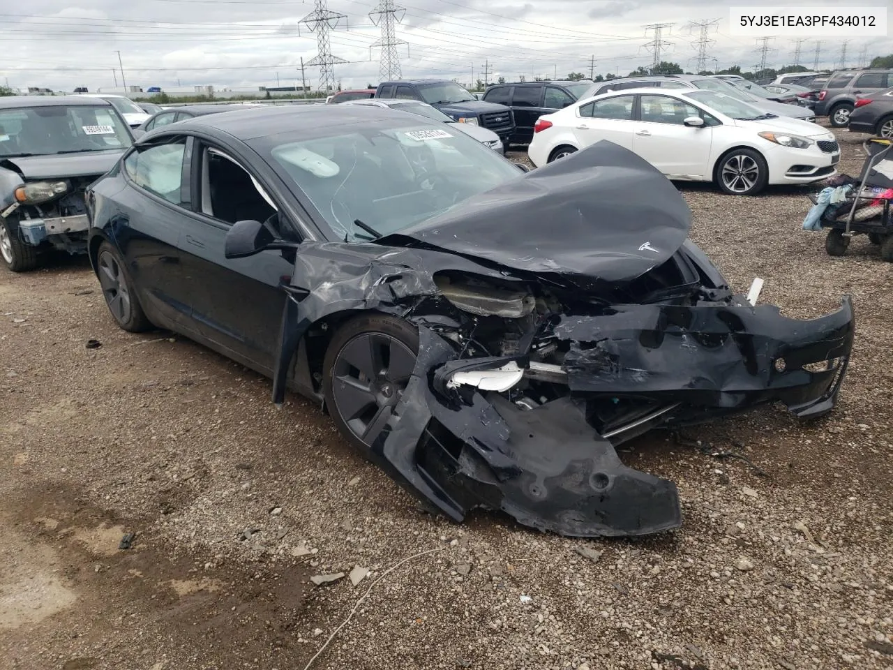 5YJ3E1EA3PF434012 2023 Tesla Model 3