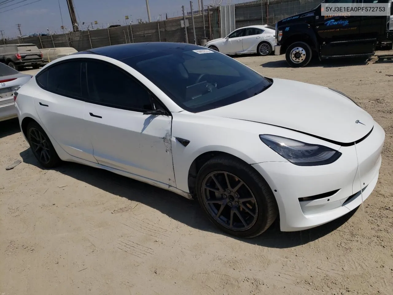 2023 Tesla Model 3 VIN: 5YJ3E1EA0PF572753 Lot: 69652374