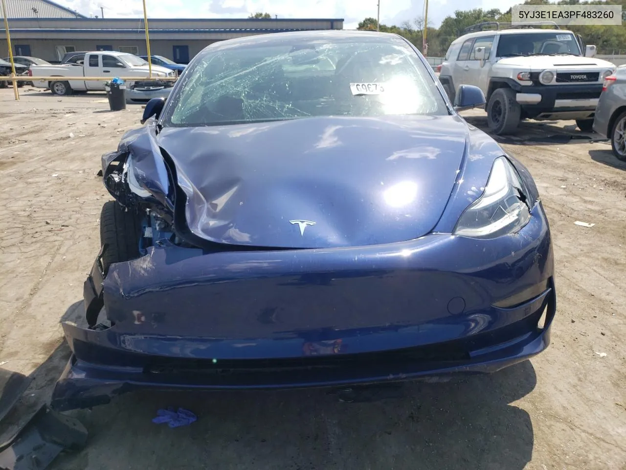 2023 Tesla Model 3 VIN: 5YJ3E1EA3PF483260 Lot: 69673114