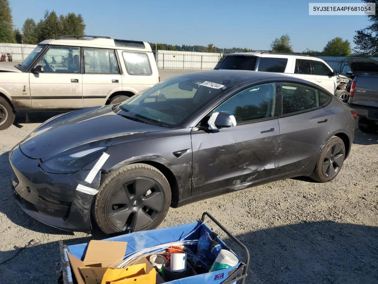 2023 Tesla Model 3 VIN: 5YJ3E1EA4PF681054 Lot: 69714244