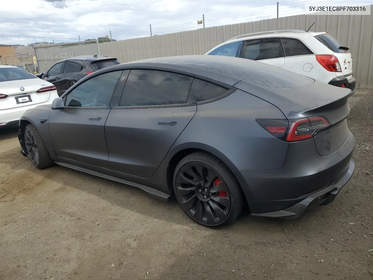 2023 Tesla Model 3 VIN: 5YJ3E1EC8PF703316 Lot: 69727234