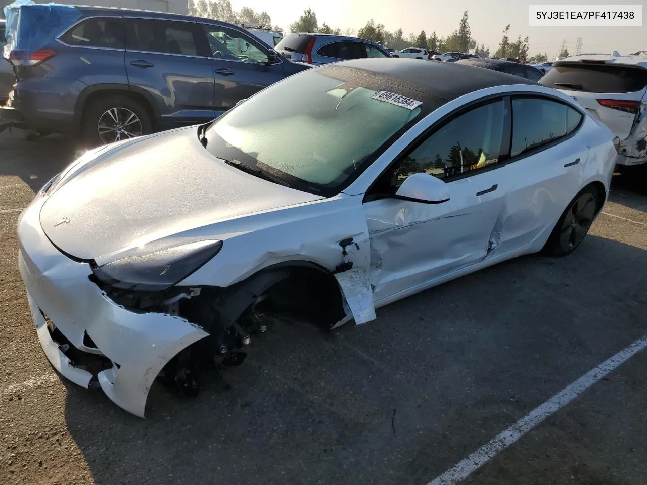 5YJ3E1EA7PF417438 2023 Tesla Model 3