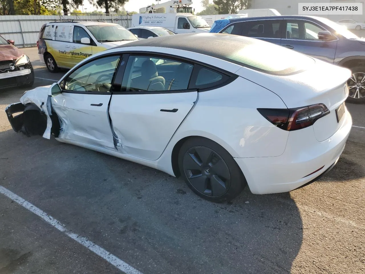 5YJ3E1EA7PF417438 2023 Tesla Model 3