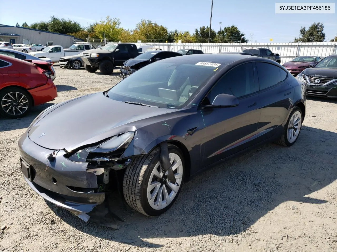 5YJ3E1EA3PF456186 2023 Tesla Model 3