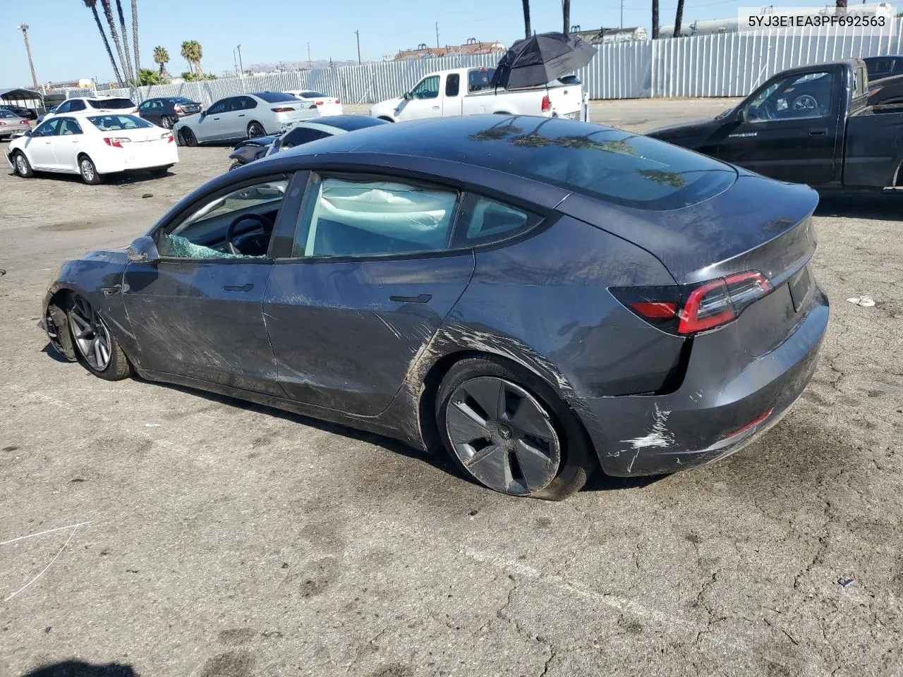 2023 Tesla Model 3 VIN: 5YJ3E1EA3PF692563 Lot: 69951744