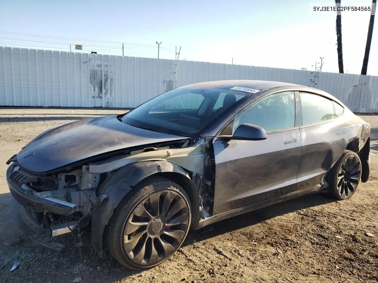 2023 Tesla Model 3 VIN: 5YJ3E1EC2PF584565 Lot: 70419554