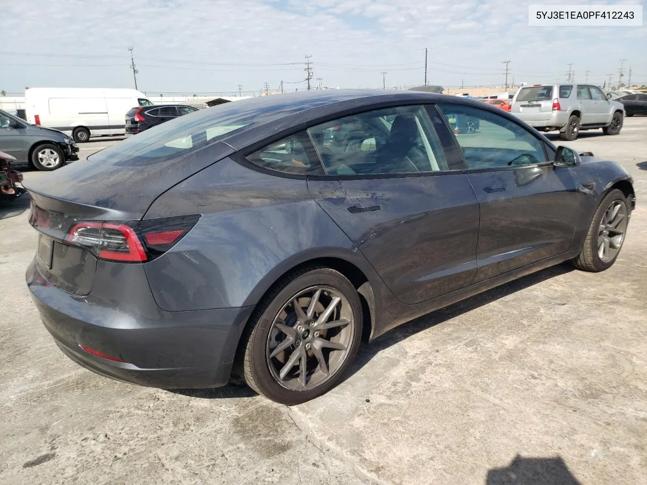 2023 Tesla Model 3 VIN: 5YJ3E1EA0PF412243 Lot: 70432454