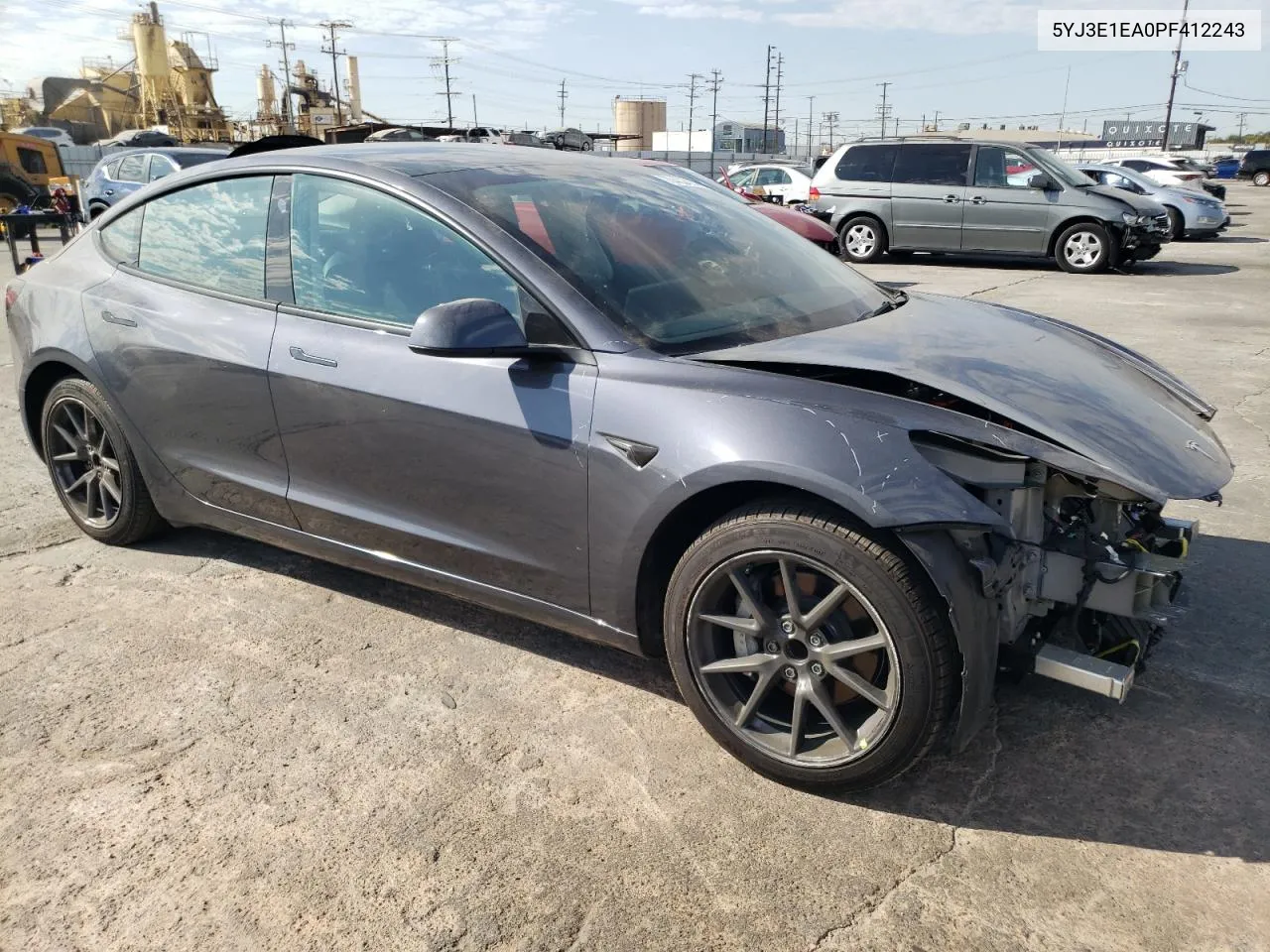 2023 Tesla Model 3 VIN: 5YJ3E1EA0PF412243 Lot: 70432454