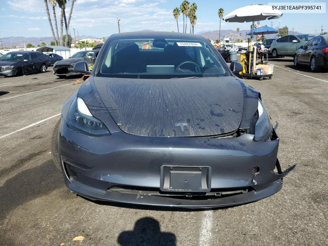 2023 Tesla Model 3 VIN: 5YJ3E1EA6PF395741 Lot: 70487634