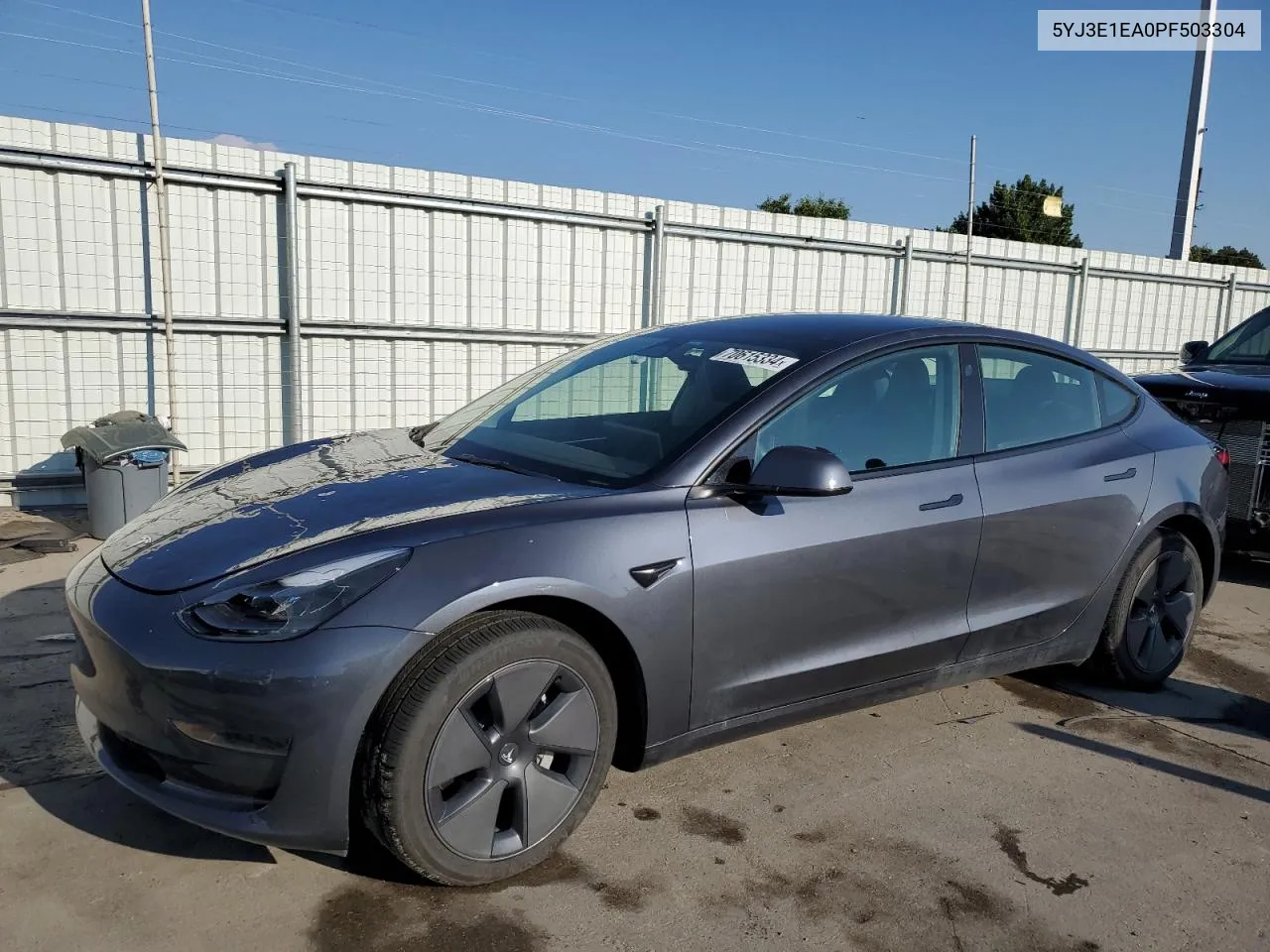 5YJ3E1EA0PF503304 2023 Tesla Model 3