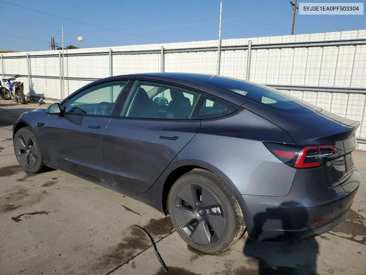 2023 Tesla Model 3 VIN: 5YJ3E1EA0PF503304 Lot: 70615334