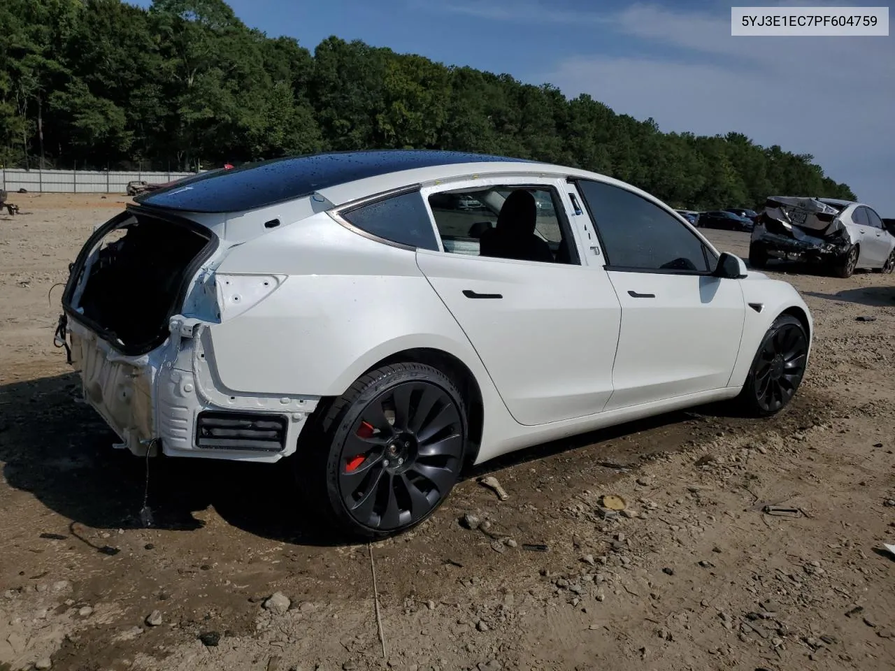 2023 Tesla Model 3 VIN: 5YJ3E1EC7PF604759 Lot: 70682894