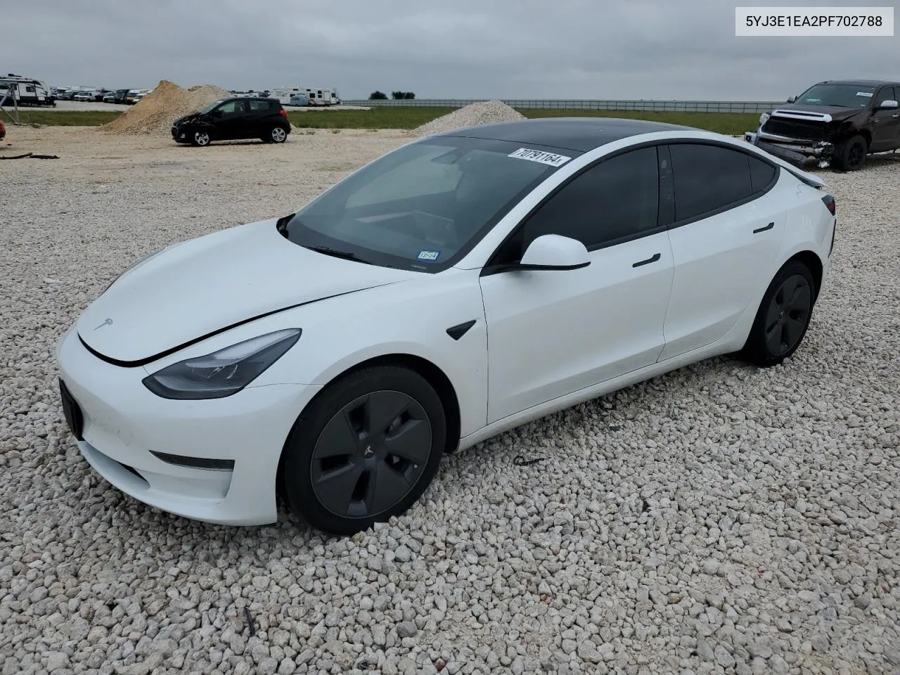 2023 Tesla Model 3 VIN: 5YJ3E1EA2PF702788 Lot: 70791164